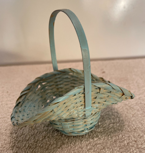 Small woven basket handle - small,